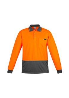 SZ HI VIS LONG SLEEVE COMFORT PLUS POLO